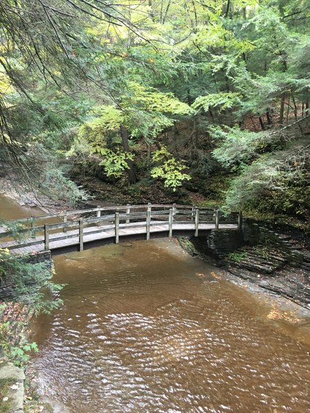 Bridge that connects the Rim Trail to the Gorge Trail