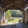 Crossing the covered bridge