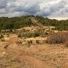 View from junction of Gnasty and Blue Ribbon Trails.