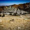 Crystal Crag viewed from the Mammoth Crest Trail.