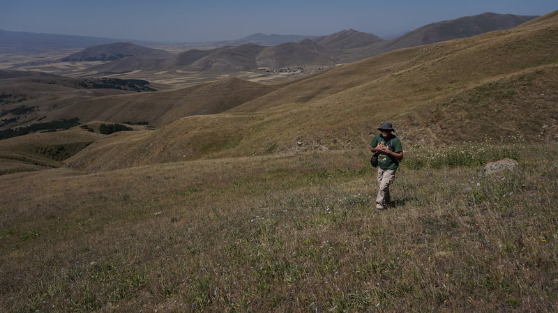 An inspired hiker