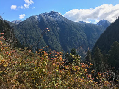 Silver Eagle Peak on a beautiful fall day.