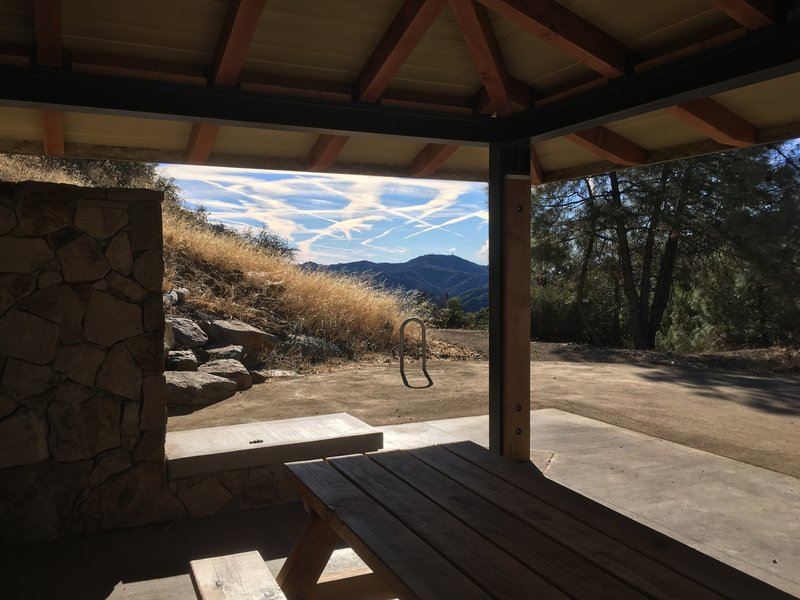 Very clean resting/picnic area near the top.