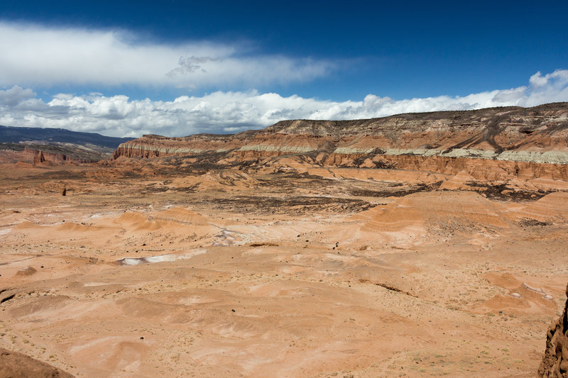 View of The Hartnet across Lower South Desert.