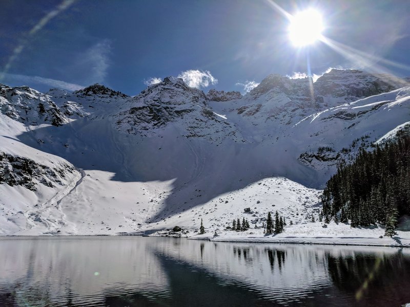 Lower Blue Lake in November