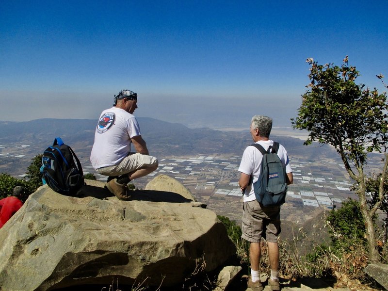 View from the peak of Cerro Viejo