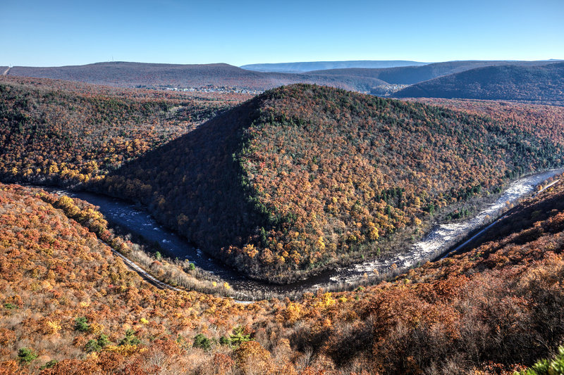 Fall in Lehigh Gorge near Jim Thorpe, PA