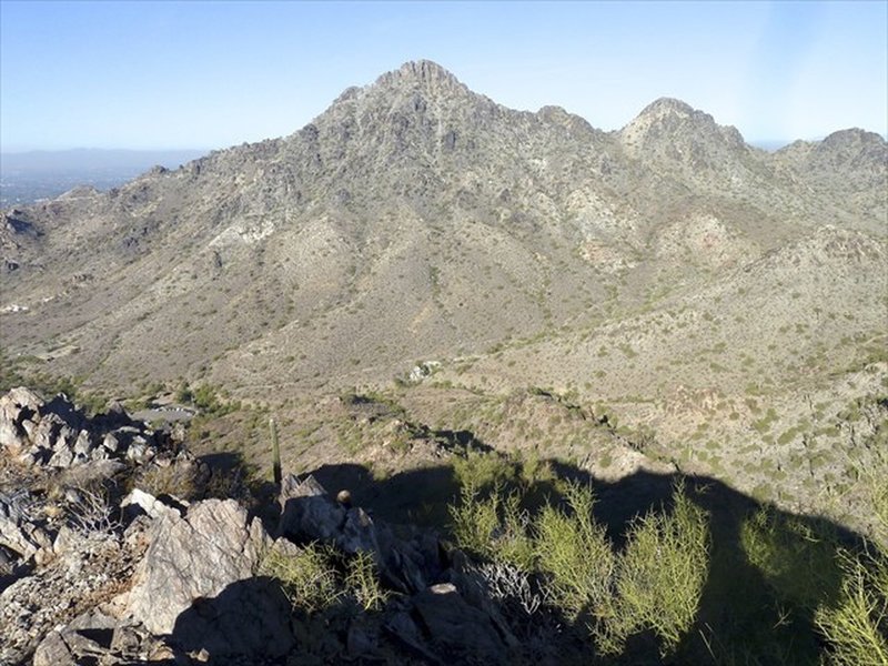 Piestewa Peak from a slight detour off the indicated route