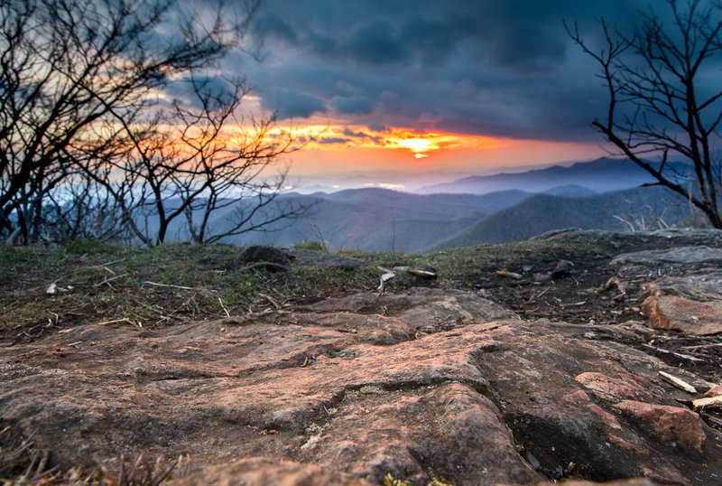 Overlook from Standing Indian Mountain on the AT