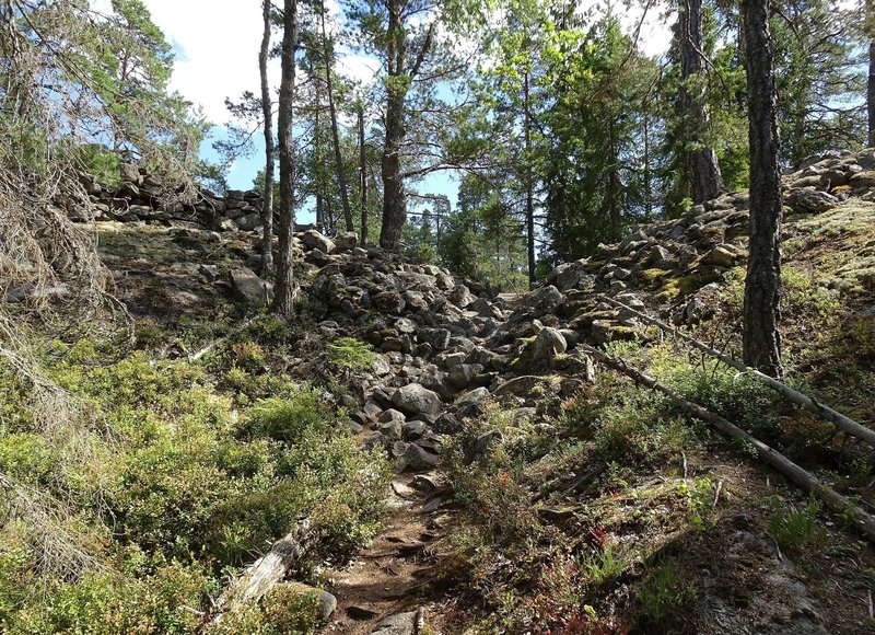 The "entrance" of the ancient castle of Stensjöborg