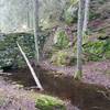 The old floodgate at the Lake Lanan.