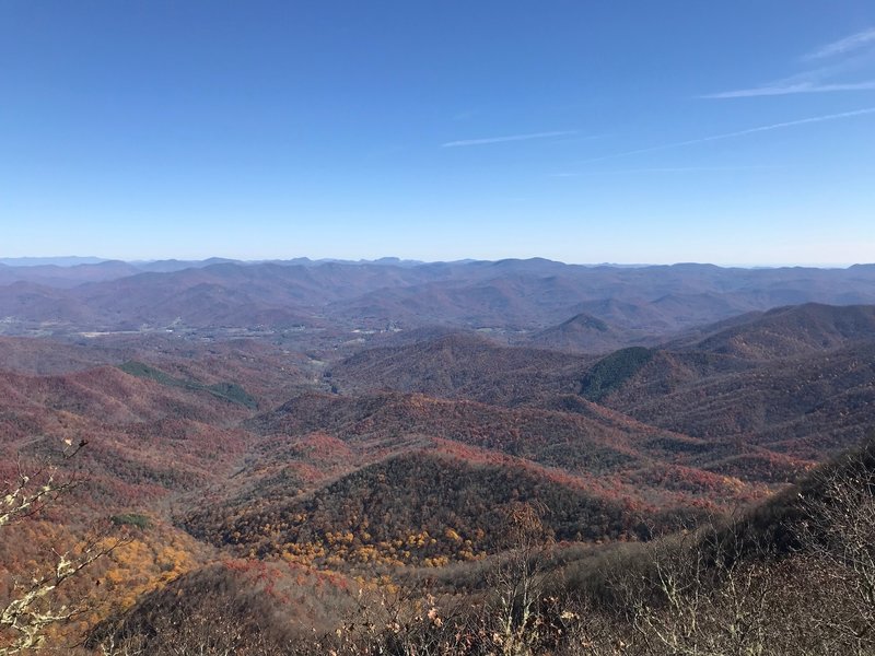 Albert Mountain viewpoint.