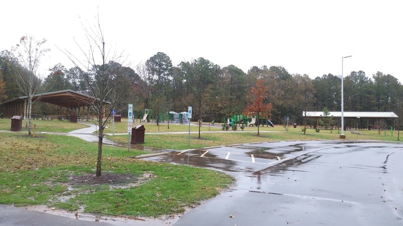 Picnic Shelters and Playground at Forest Ridge Park