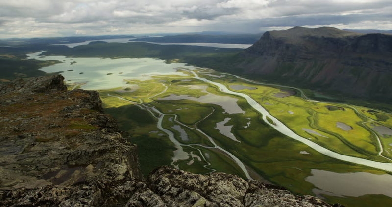 View from Skierfe over Rapadalen. Take a detour from Aktse and see one of Sweden’s most iconic views.”