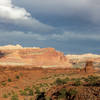 Waterpocket Fold and The Castle from Sunset Point Trail