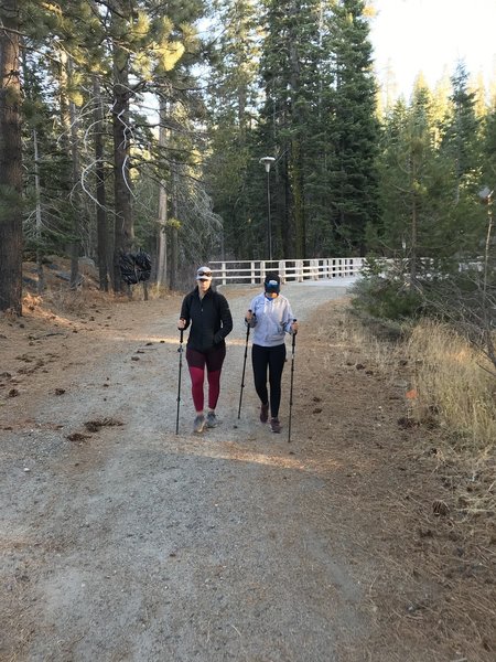 The road leading into Camp Sacramento (where the hike begins)