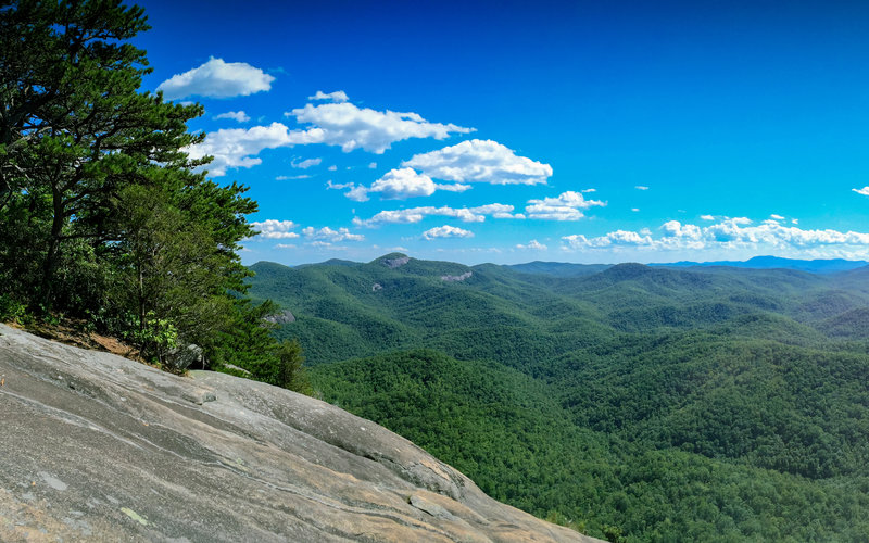 View from Looking Glass Rock