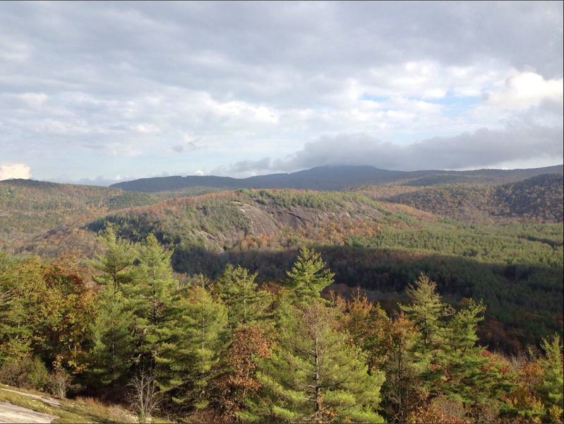 View from the nearby Blackrock Mountain overlook.