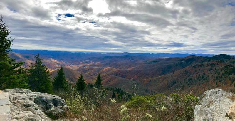 View from the summit of Devil's Courthouse