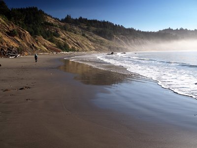 On the beach at Hunters Cove (low tide)