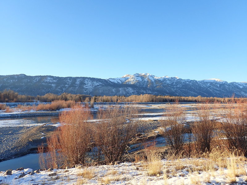 Looking out across Snake River