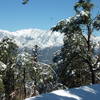 View of Mt. Hawkins from intersection of Sawpit Road and Rincon-Red Box Road.