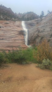 Cockeye Falls during an August thunderstorm.