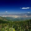 The Scott Valley and Mount Shasta from the top of the Taylor Lake Trail.