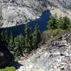 Big Blue Lake from the notch