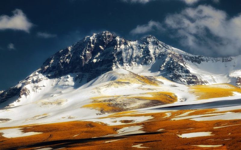 The slopes of Aragats