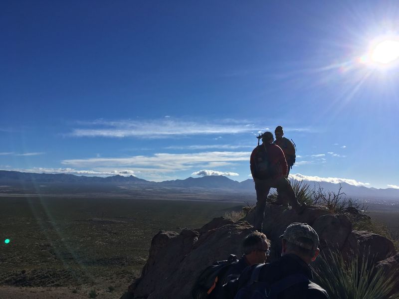 East Summit looking East towards the San Andres Range