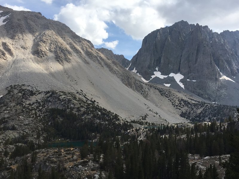 Looking toward Second and Third Lakes