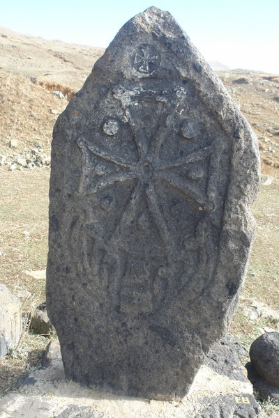 Armenian ancient khachkar (cross stone)