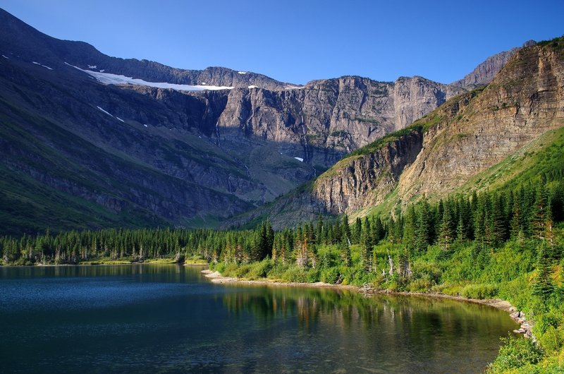 The headwall from Bullhead Lake