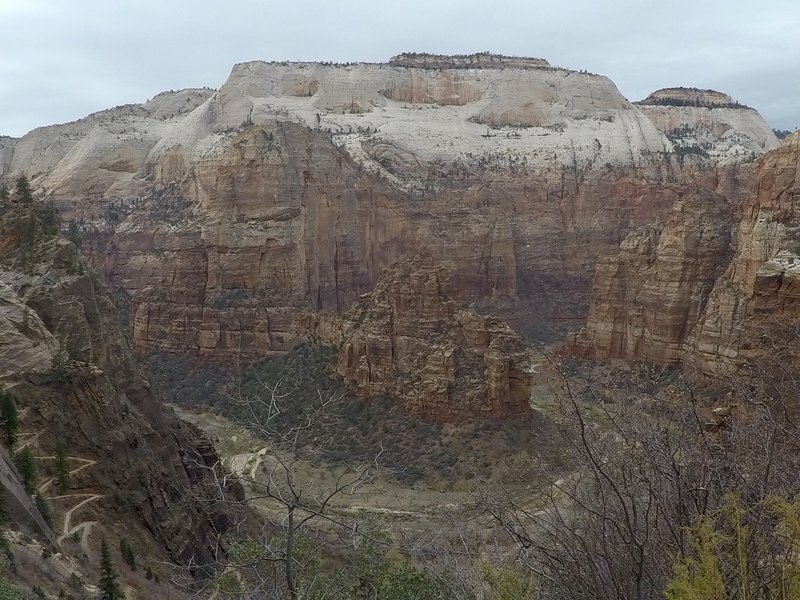 Angel's landing from a distance.