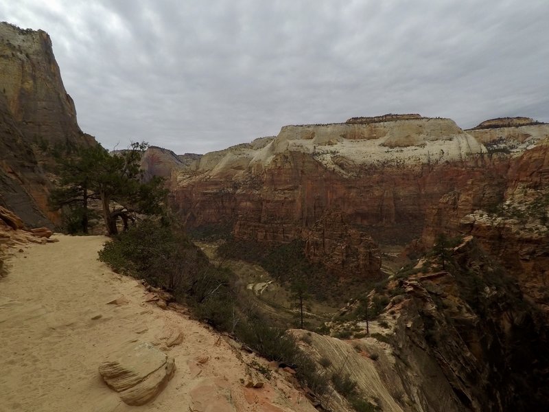 Even if you don't make it to the top, the view is still awesome from the trail.