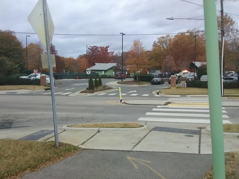 A view of Pullen Park across Ashe Avenue