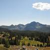 Looking back towards mt Remmel and four points