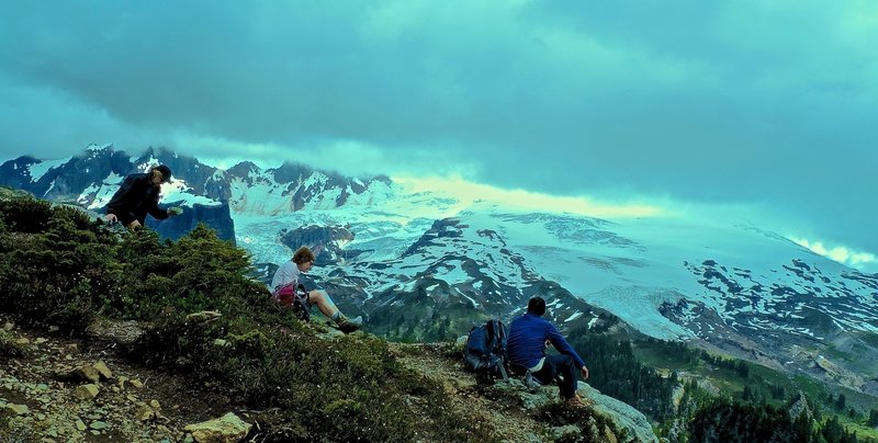 Lunch, on Park Butte