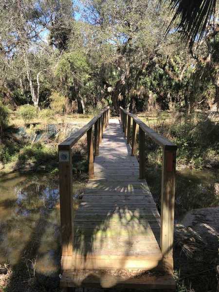 One of several bridge crossings