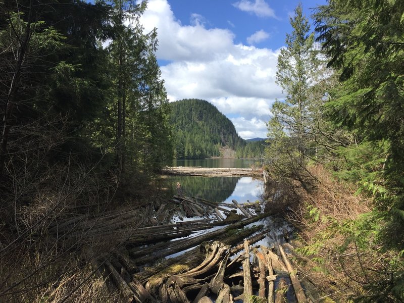 Wallace Lake from the trail