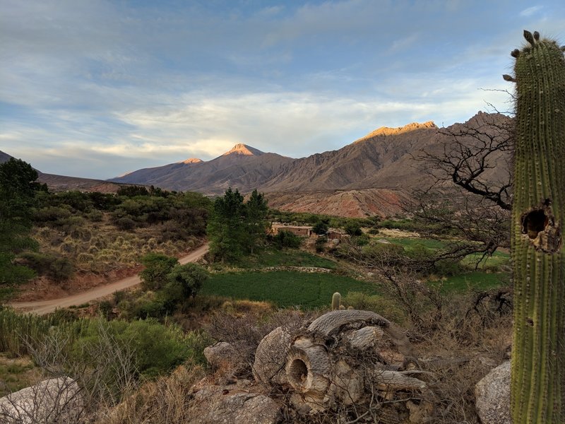 View from our Luracatao campsite.