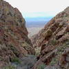 A view down the canyon.