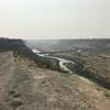 View of the Snake River Canyon from the beginning of the trail