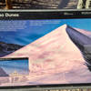 Interpretive signs at start of Kelso Dunes