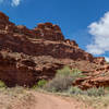 Horse Canyon Road as it winds through Horse Canyon