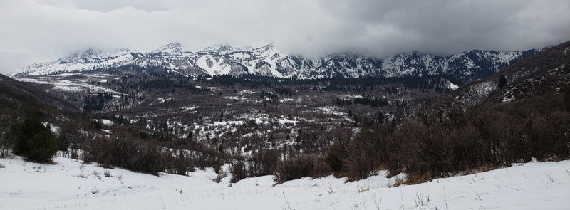 Pano of Snowbasin from Art Nord