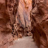 One of the narrower sections of Wolverine Canyon - comfortable walking, but still impressive