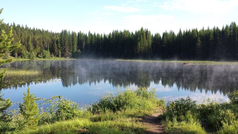 Lake Frater at the beginning/end.