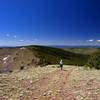 Approaching the summit of Lookout Mountain